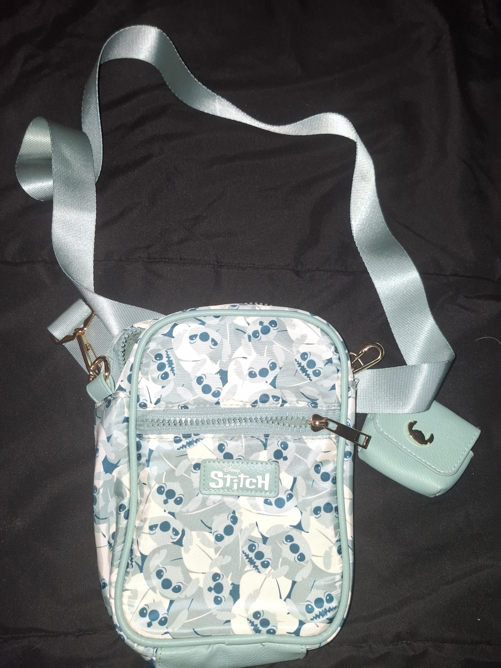 Disney Lilo & Stitch crossbody bag and matching tech pouch set